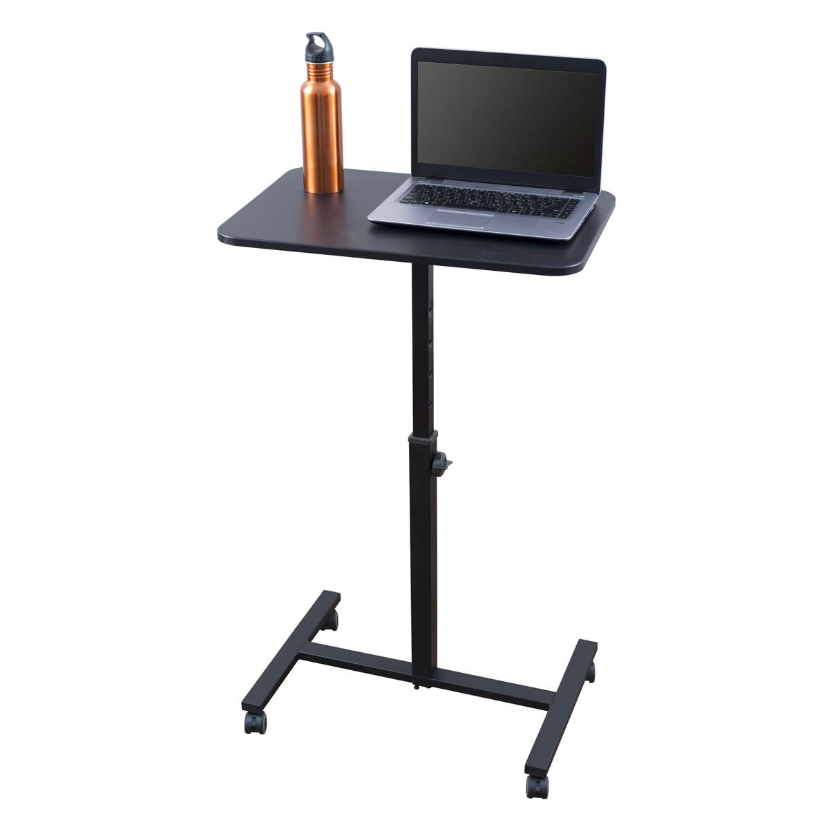Luxor-SUDSC24-BK/BK 24" Single Column Standing Desk / Laptop Stand (1 EA)