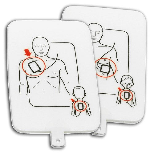 PRESTAN-PP-UTPAD-1AED Juego de almohadillas de entrenamiento de repuesto para adultos y niños UltraTrainer; individual (2 almohadillas en total)