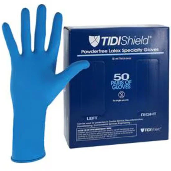 TIDI Products Blue Latex Gloves (1000/Case)