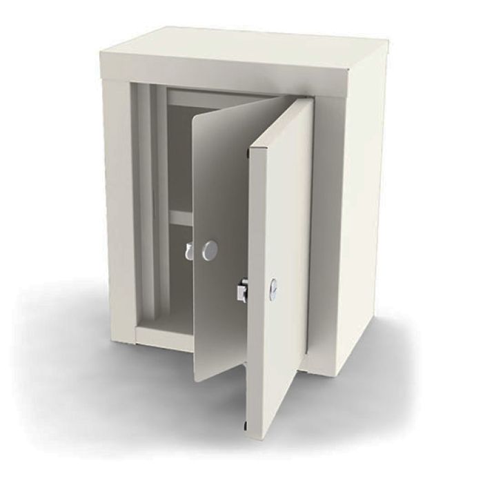 UMF MEDICAL-7781QW – Double Door Steel Narcotic Locker with separate locks
