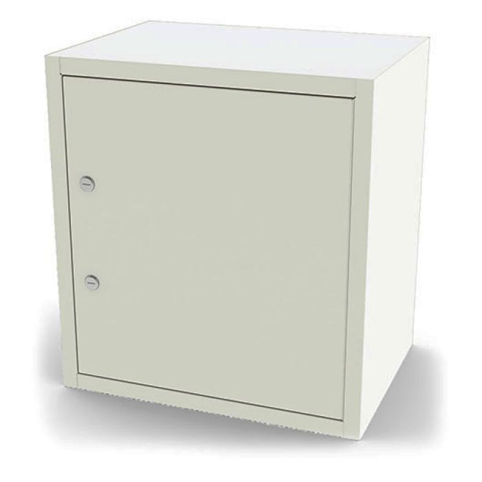 UMF MEDICAL-7785QW – Single Door, Double Lock Steel Narcotic Locker with five adjustable shelves