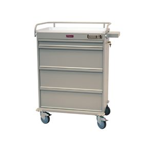 Harloff Value Punch Card Cart with Basic Electronic Pushbutton Lock