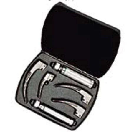 Welch Allyn/Hillrom Fiber Optic English Macintosh Laryngoscope Set with Case