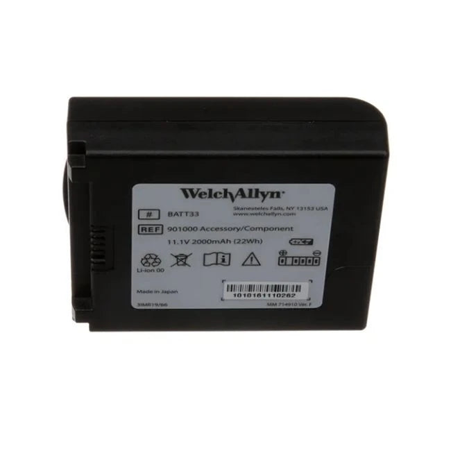 Welch Allyn/Hillrom-BATT33 10.8 V Lithium-Ion Battery Pack, 3-Cell for CP 50 Electrocardiograph, Connex Integrated Wall System(Each)