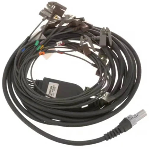 Welch Allyn/Hillrom-60-00180-01-Q-Stress 10 Lead Patient Cable with Pinch Connection (Each)
