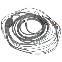 Welch Allyn Q-Stress 10 Lead Patient Cable with Snap Connection