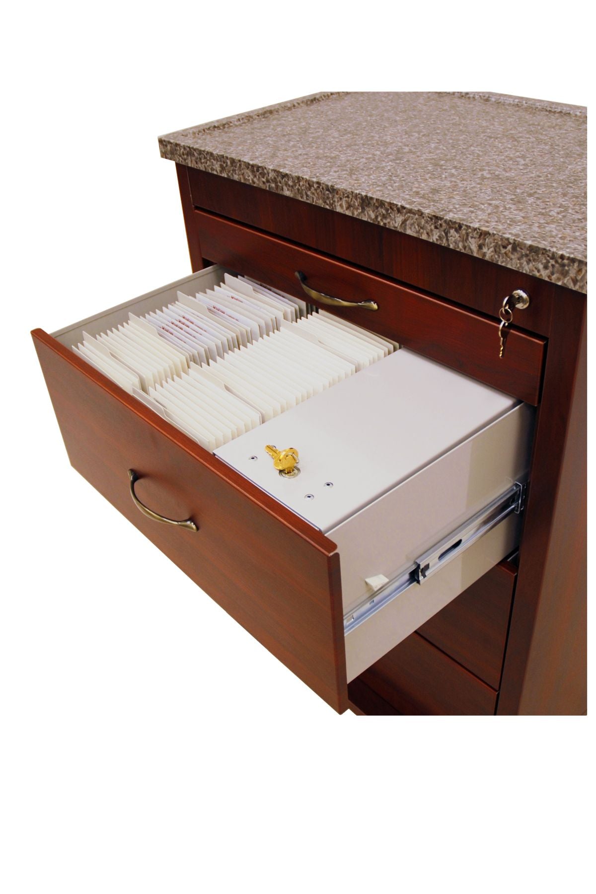 Harloff Wood Vinyl Aluminum Cart