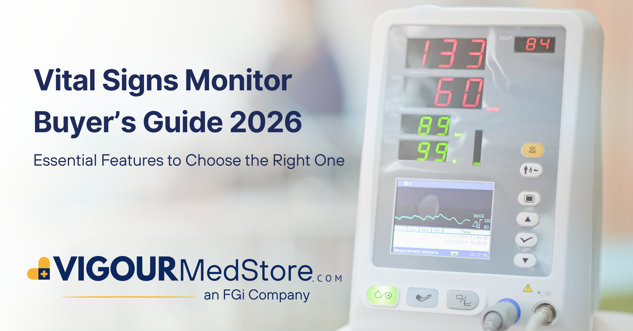 Vital Signs Monitor Buyer’s Guide 2026: Essential Features to Choose the Right One