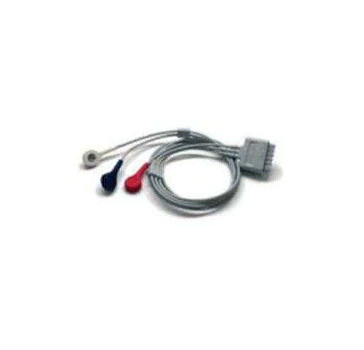 Cables conductores de ECG Mdpro: 3 derivaciones a presión