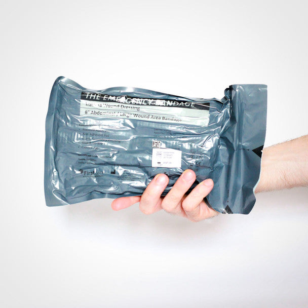 Safeguard Medical-FCP-10T Tactical Multi Bandage w/ 12"x12" pad - White (8") (case of 50)