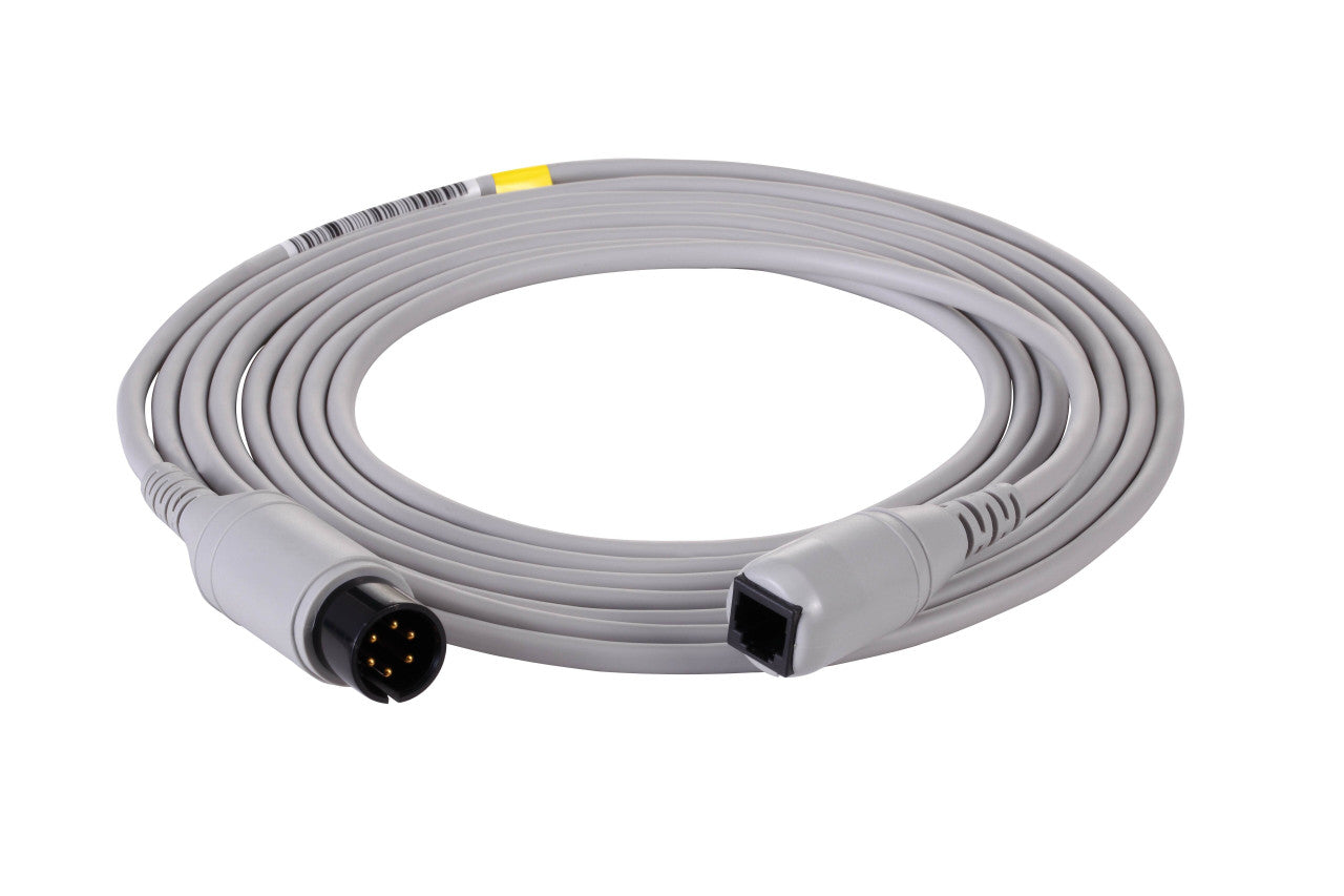 Cable de interfaz del transductor de presión EDAN (para Hospira). 