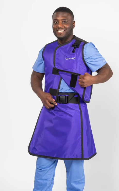 Wolf X-Ray Small 0.5 Regular Lead Men's Vest and Skirt with Thyroid Collar