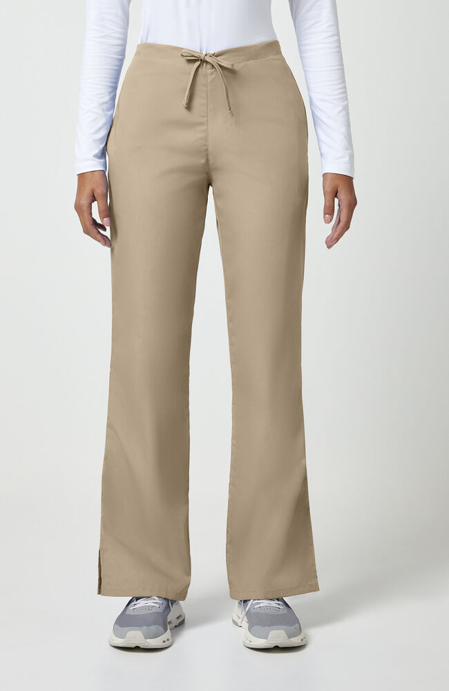 Cherokee Medical WW Originals Women's Natural Rise Flare Leg Scrub Pants - Petite