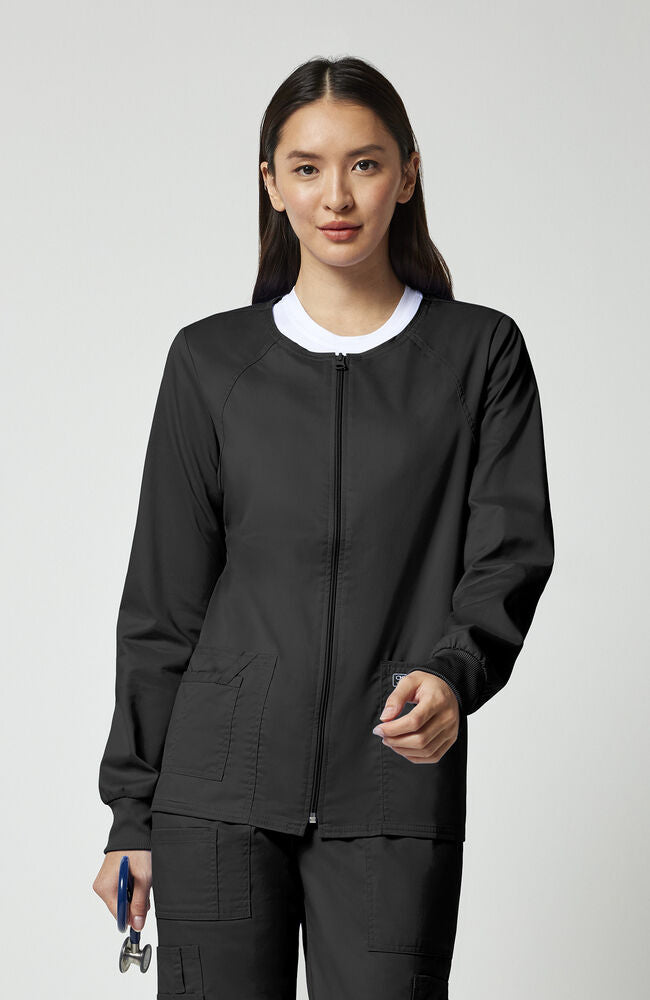 Cherokee Medical WW Core Stretch Women's Warm Up Solid Scrub Jacket