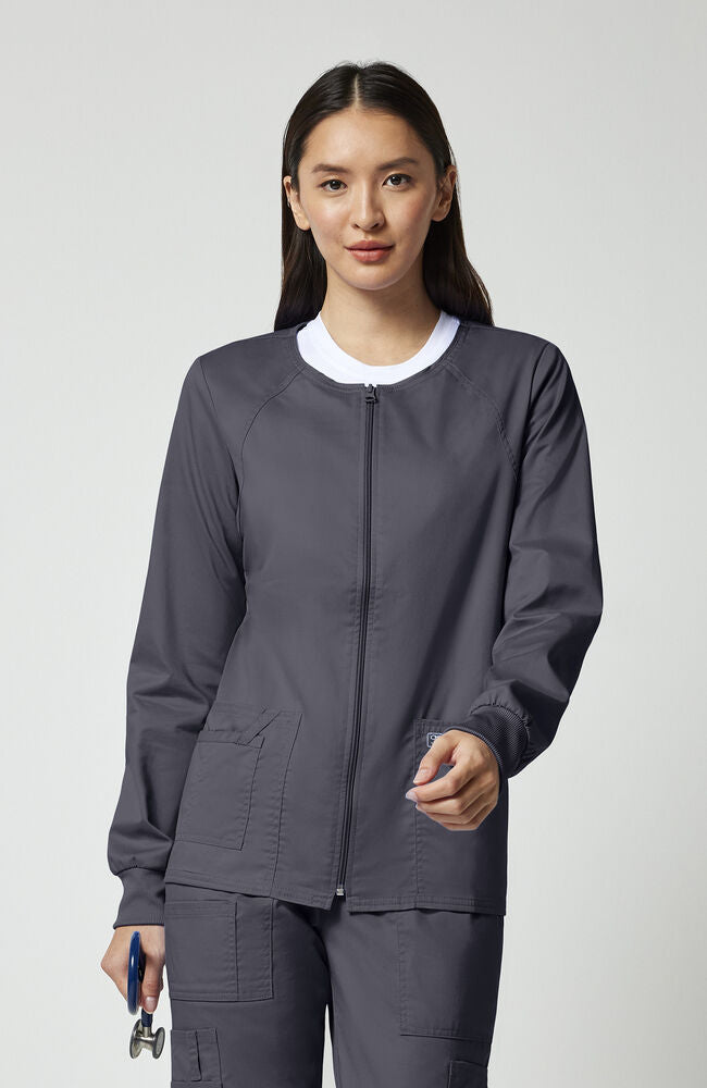 Cherokee Medical WW Core Stretch Women's Warm Up Solid Scrub Jacket