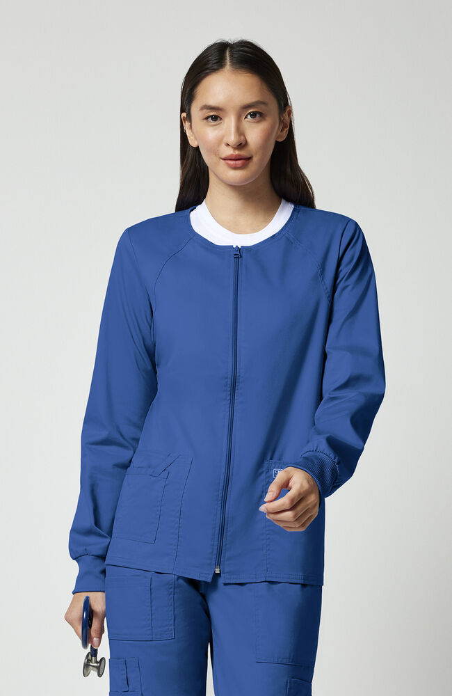 Cherokee Medical WW Core Stretch Women's Warm Up Solid Scrub Jacket