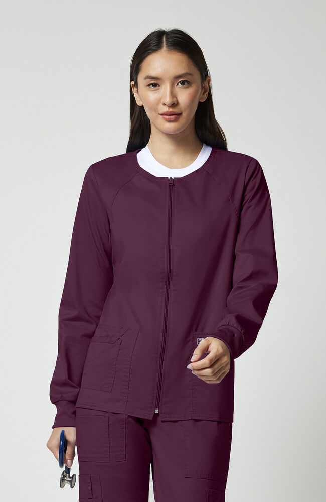 Cherokee Medical WW Core Stretch Women's Warm Up Solid Scrub Jacket