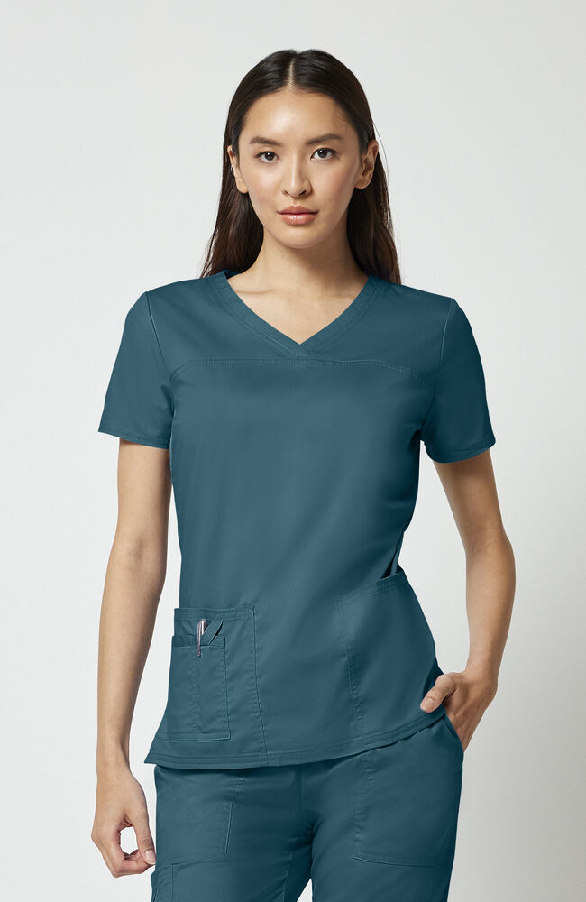 Cherokee Medical WW Core Stretch Women's 3-Pocket V-Neck Scrub Top