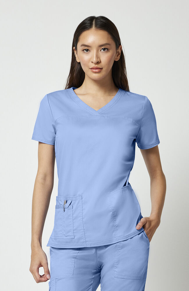 Cherokee Medical WW Core Stretch Women's 3-Pocket V-Neck Scrub Top