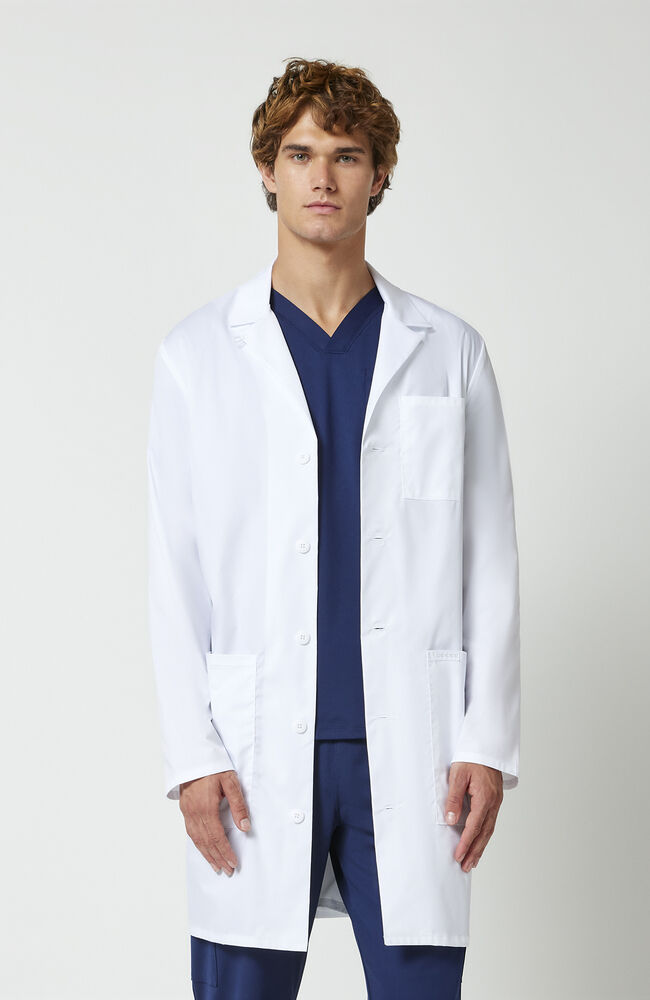 Cherokee Medical Project Lab Men's Button Front 38" Lab Coat - Regular