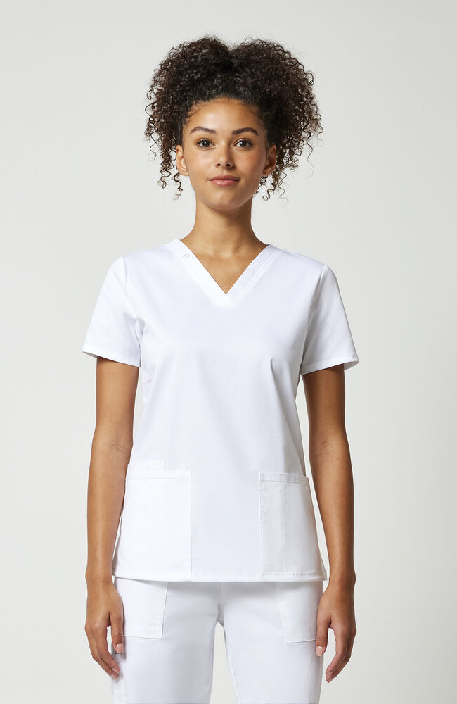 Cherokee Medical WW Core Stretch Women's Banded V-Neck Scrub Top