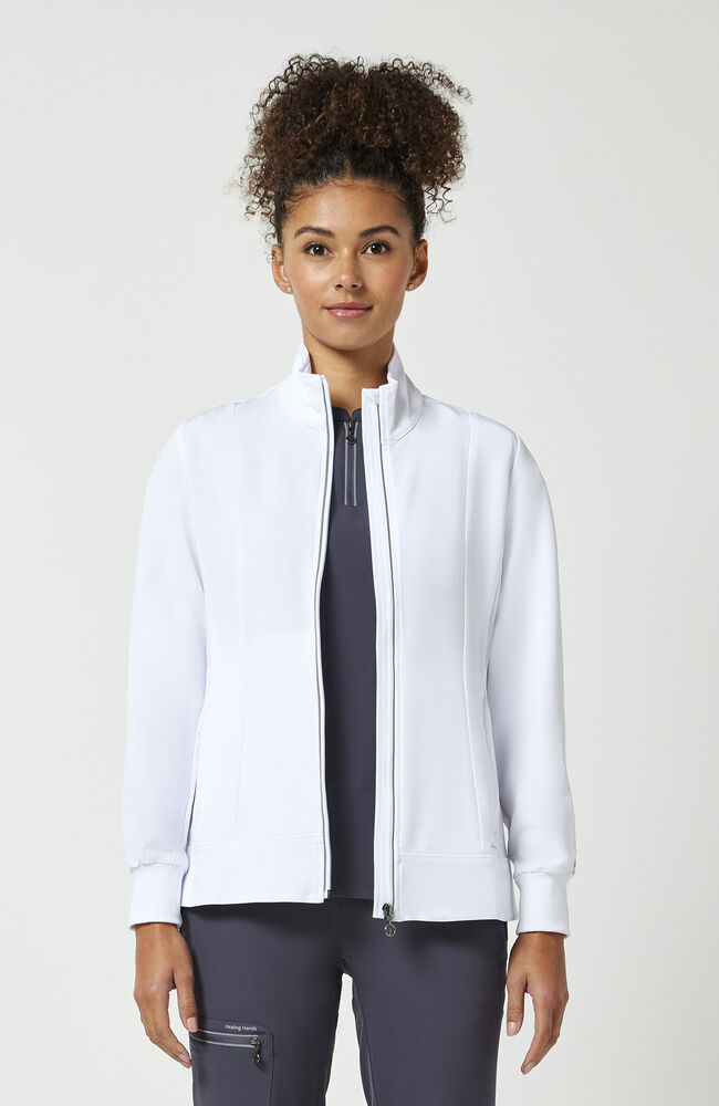 360 by Healing Hands Women's Carly Stand Collar Jacket