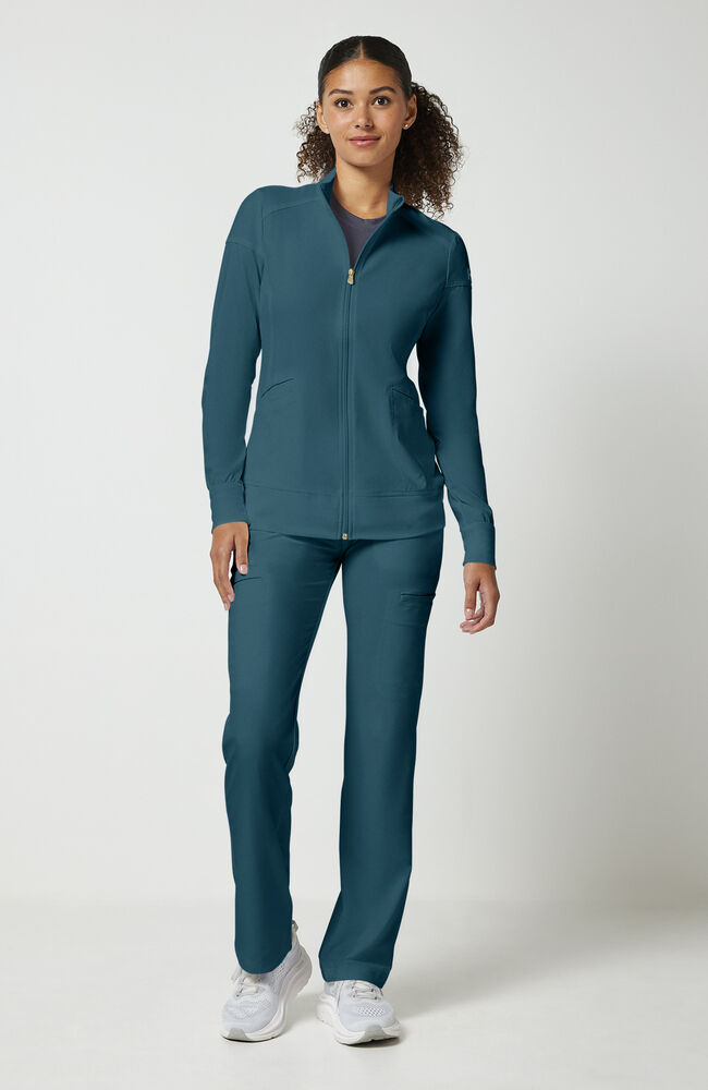 Cherokee Medical iFlex Women's Knit Zip Front Warm Up Scrub Jacket