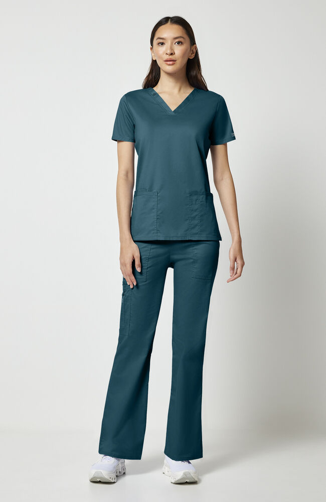 Cherokee Medical WW Core Stretch Women's Banded V-Neck Scrub Top