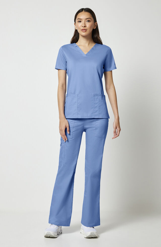 Cherokee Medical WW Core Stretch Women's Banded V-Neck Scrub Top