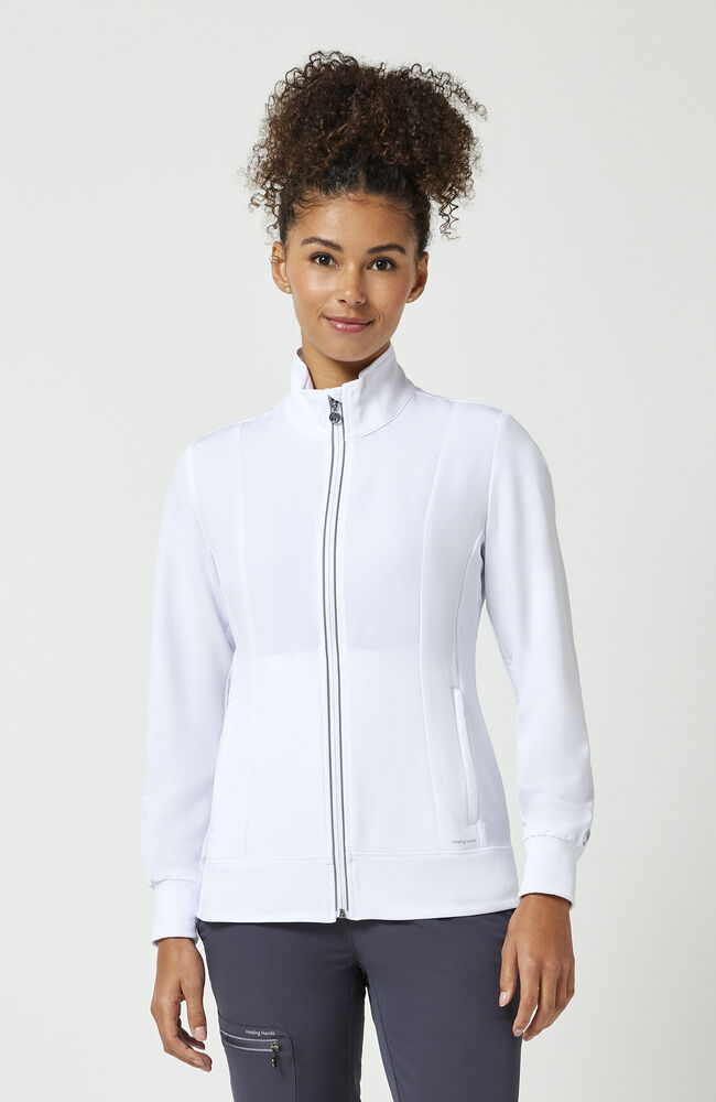 360 by Healing Hands Women's Carly Stand Collar Jacket