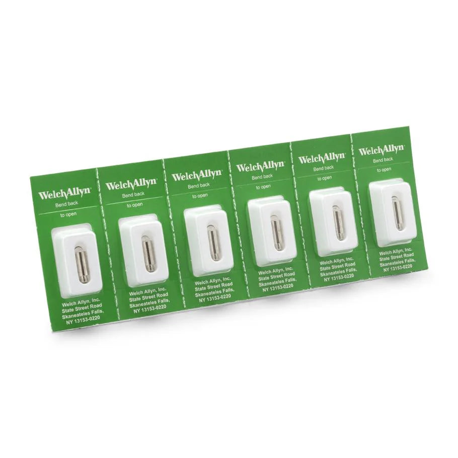 Welch Allyn/Hillrom-03100-U6 3.5V Halogen Lamp (Box Of 6)