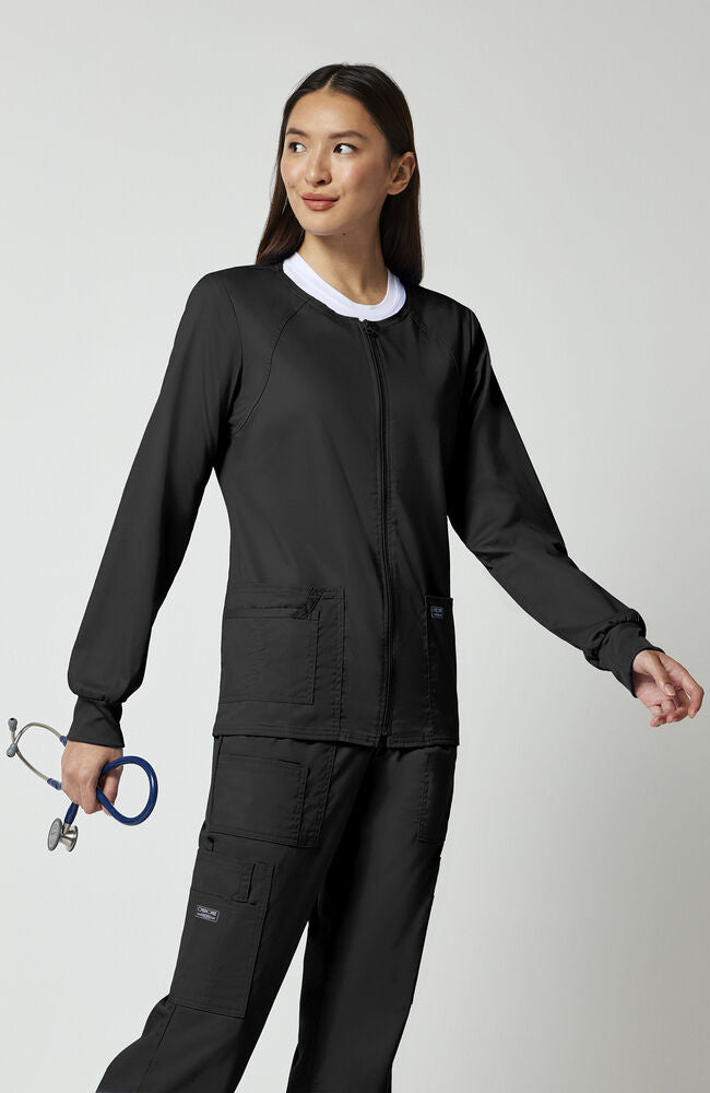 Cherokee Medical WW Core Stretch Women's Warm Up Solid Scrub Jacket