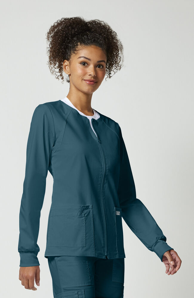 Cherokee Medical WW Core Stretch Women's Warm Up Solid Scrub Jacket