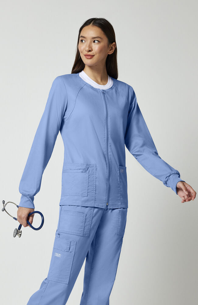 Cherokee Medical WW Core Stretch Women's Warm Up Solid Scrub Jacket