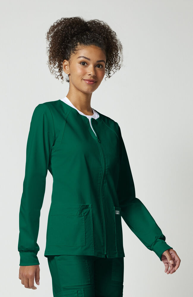 Cherokee Medical WW Core Stretch Women's Warm Up Solid Scrub Jacket