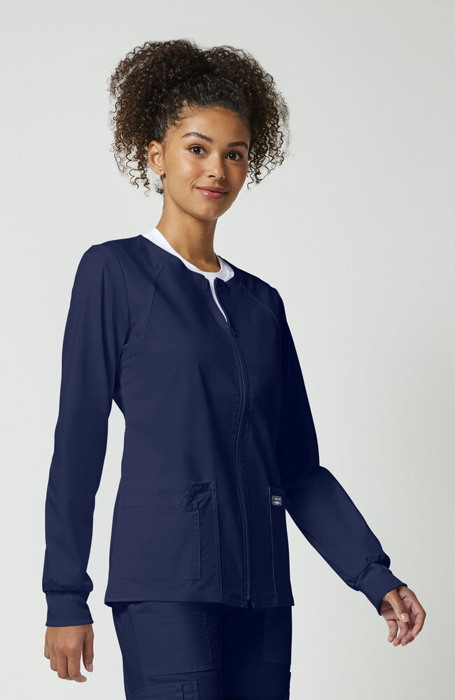 Cherokee Medical WW Core Stretch Women's Warm Up Solid Scrub Jacket