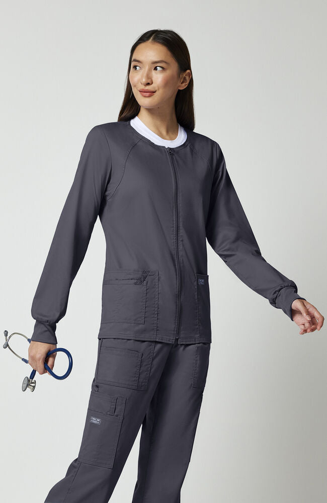 Cherokee Medical WW Core Stretch Women's Warm Up Solid Scrub Jacket