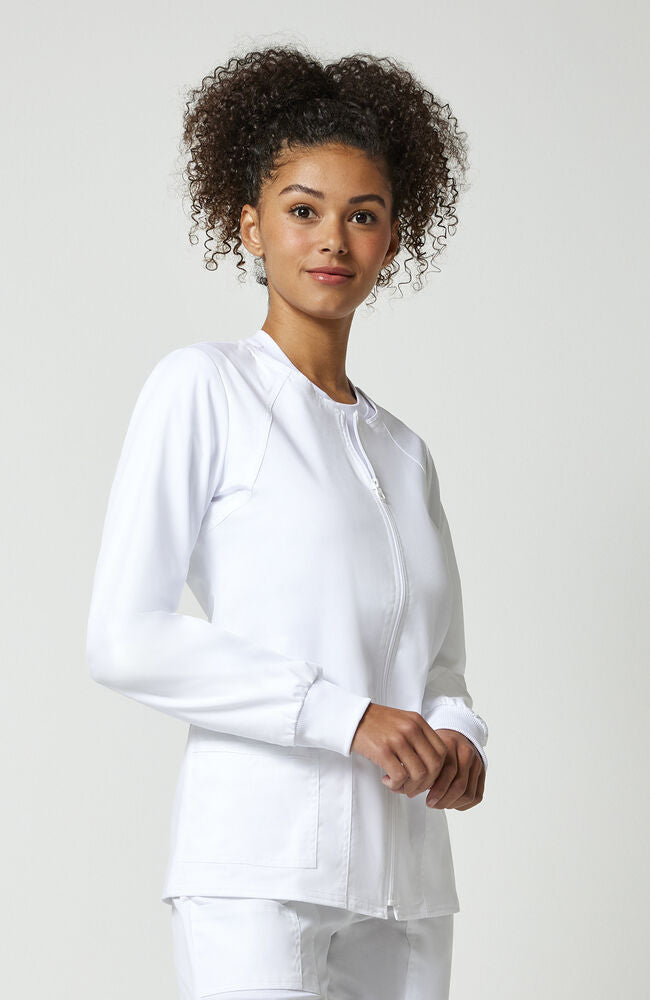 Cherokee Medical WW Core Stretch Women's Warm Up Solid Scrub Jacket