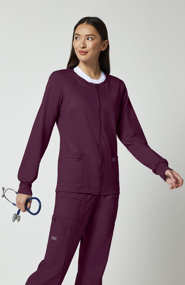 Cherokee Medical WW Core Stretch Women's Warm Up Solid Scrub Jacket