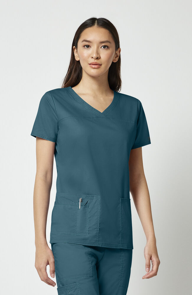 Cherokee Medical WW Core Stretch Women's 3-Pocket V-Neck Scrub Top