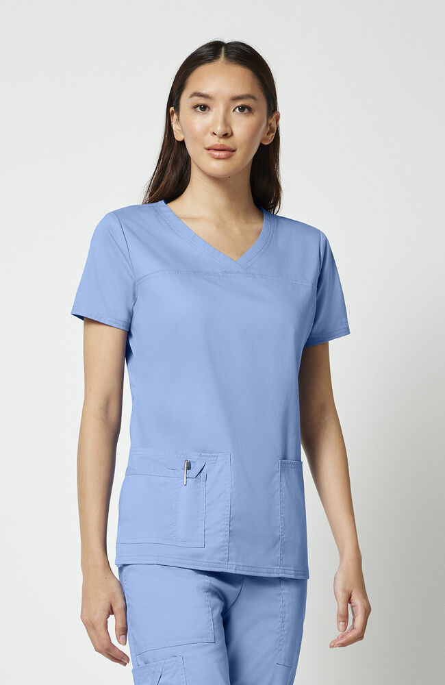 Cherokee Medical WW Core Stretch Women's 3-Pocket V-Neck Scrub Top