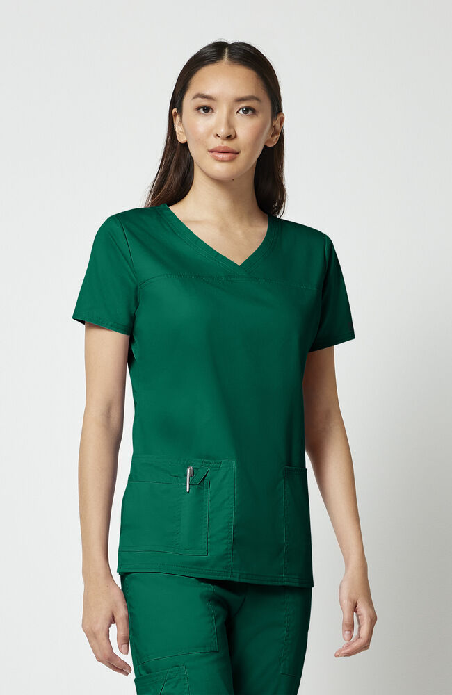 Cherokee Medical WW Core Stretch Women's 3-Pocket V-Neck Scrub Top