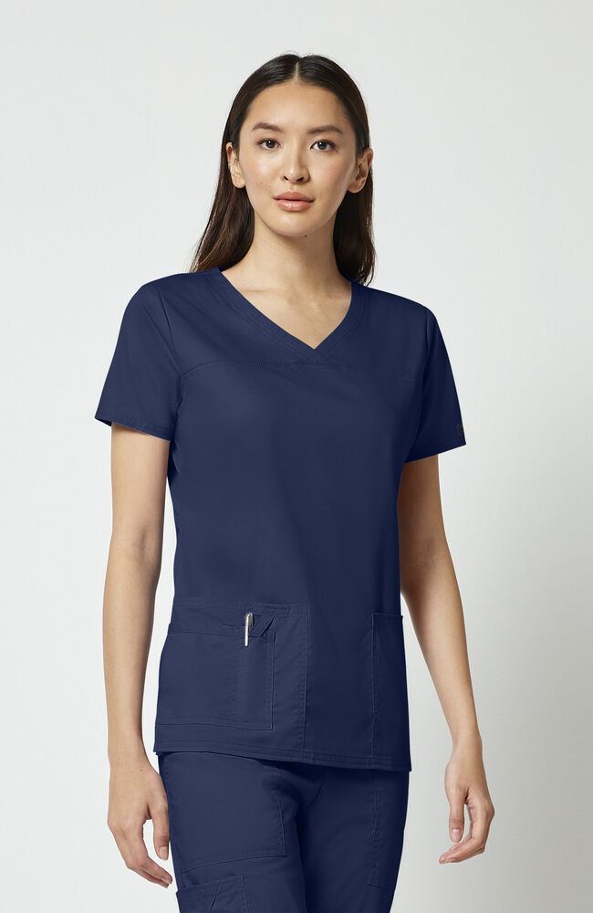 Cherokee Medical WW Core Stretch Women's 3-Pocket V-Neck Scrub Top
