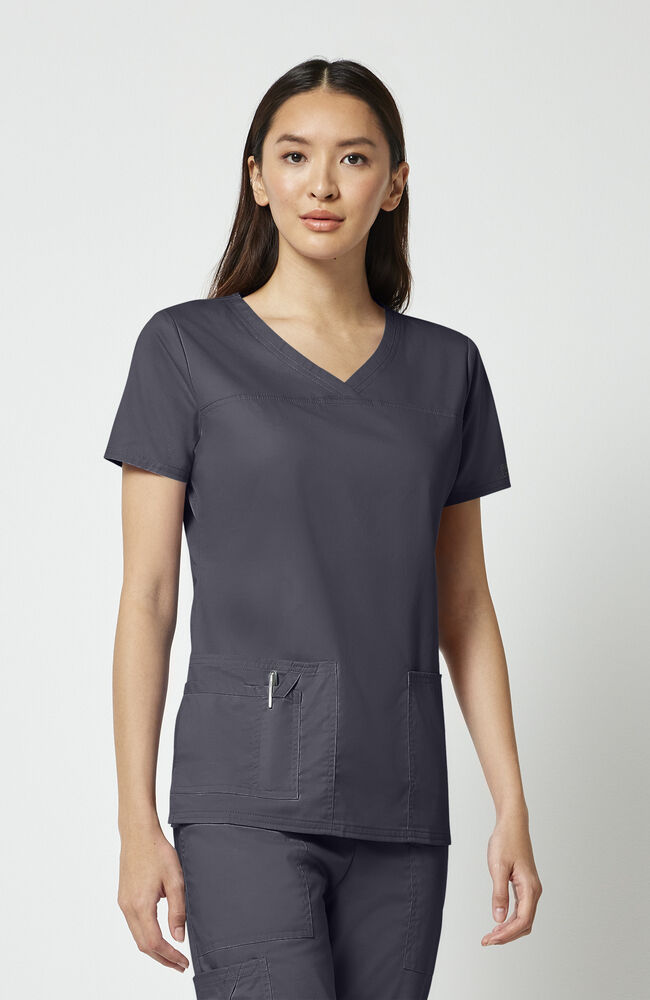 Cherokee Medical WW Core Stretch Women's 3-Pocket V-Neck Scrub Top