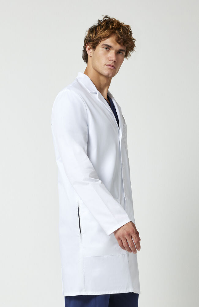 Cherokee Medical Project Lab Men's Button Front 40" Lab Coat - Tall