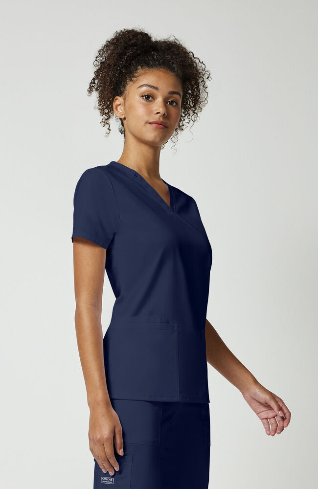 Cherokee Medical WW Core Stretch Women's Banded V-Neck Scrub Top