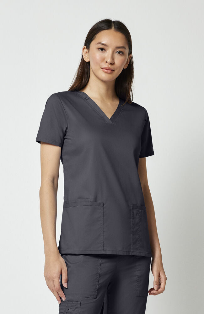 Cherokee Medical WW Core Stretch Women's Banded V-Neck Scrub Top