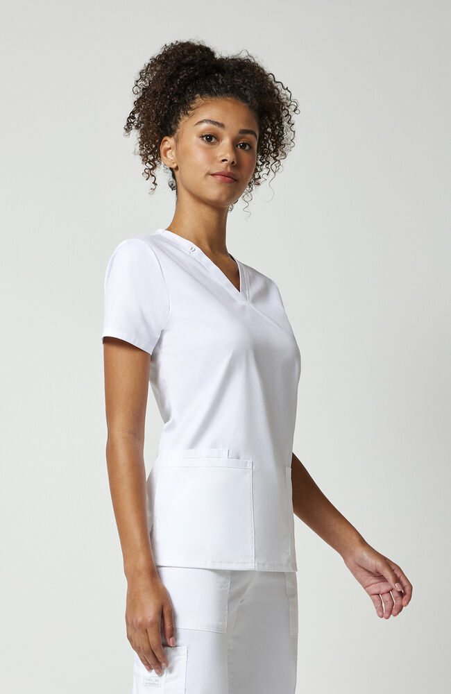 Cherokee Medical WW Core Stretch Women's Banded V-Neck Scrub Top