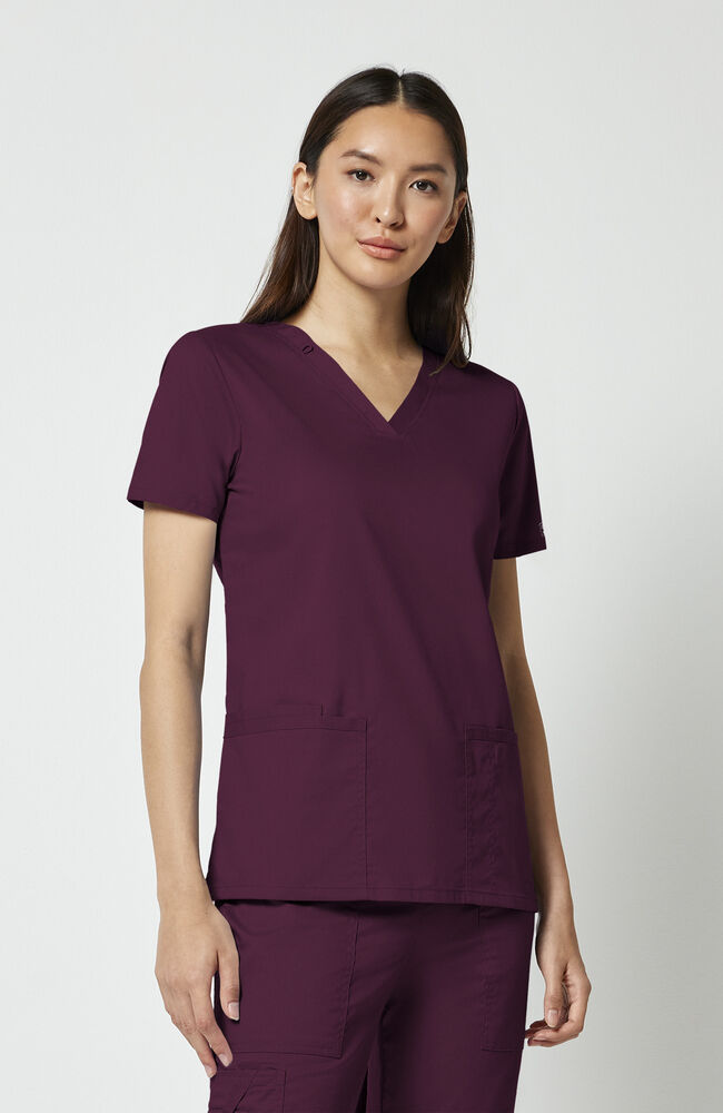 Cherokee Medical WW Core Stretch Women's Banded V-Neck Scrub Top