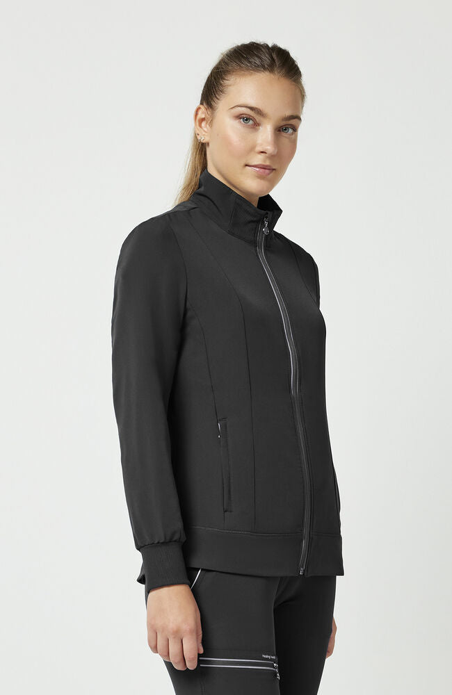360 by Healing Hands Women's Carly Stand Collar Jacket